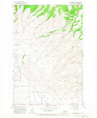 Colockum Pass SE Washington Historical topographic map, 1:24000 scale, 7.5 X 7.5 Minute, Year 1966