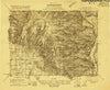 Colockum Pass Washington Historical topographic map, 1:96000 scale, 30 X 30 Minute, Year 1921