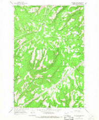 Colockum Pass Washington Historical topographic map, 1:24000 scale, 7.5 X 7.5 Minute, Year 1966
