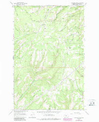 Colockum Pass Washington Historical topographic map, 1:24000 scale, 7.5 X 7.5 Minute, Year 1966