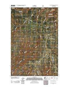 Colockum Pass Washington Historical topographic map, 1:24000 scale, 7.5 X 7.5 Minute, Year 2011