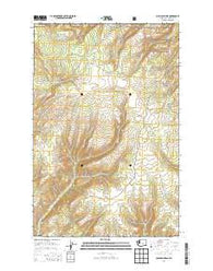 Colockum Pass Washington Current topographic map, 1:24000 scale, 7.5 X 7.5 Minute, Year 2014