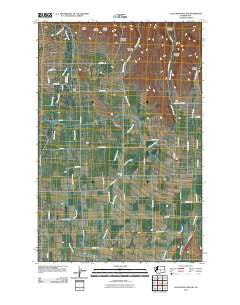 Colockum Pass SW Washington Historical topographic map, 1:24000 scale, 7.5 X 7.5 Minute, Year 2011