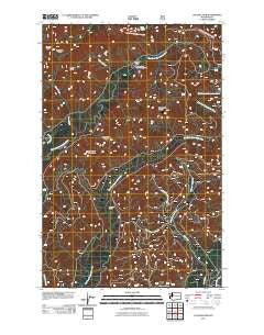 Colonel Bob Washington Historical topographic map, 1:24000 scale, 7.5 X 7.5 Minute, Year 2011