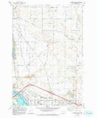 Columbia Point Washington Historical topographic map, 1:24000 scale, 7.5 X 7.5 Minute, Year 1992