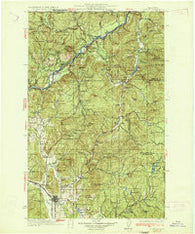 Colville Washington Historical topographic map, 1:125000 scale, 30 X 30 Minute, Year 1933
