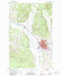 Colville Washington Historical topographic map, 1:24000 scale, 7.5 X 7.5 Minute, Year 1952