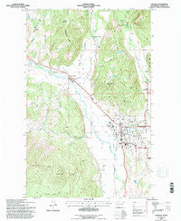 Colville Washington Historical topographic map, 1:24000 scale, 7.5 X 7.5 Minute, Year 1992