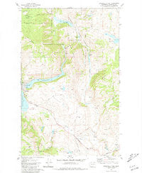 Conconully East Washington Historical topographic map, 1:24000 scale, 7.5 X 7.5 Minute, Year 1981