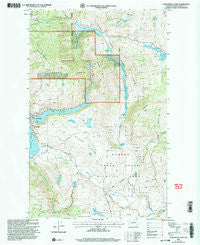 Conconully East Washington Historical topographic map, 1:24000 scale, 7.5 X 7.5 Minute, Year 2001