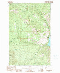 Conconully West Washington Historical topographic map, 1:24000 scale, 7.5 X 7.5 Minute, Year 1989