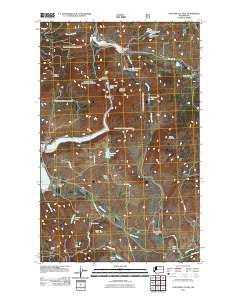 Conconully East Washington Historical topographic map, 1:24000 scale, 7.5 X 7.5 Minute, Year 2011