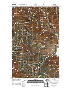 Conconully West Washington Historical topographic map, 1:24000 scale, 7.5 X 7.5 Minute, Year 2011