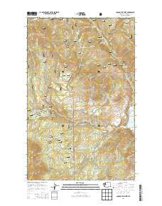 Conconully West Washington Current topographic map, 1:24000 scale, 7.5 X 7.5 Minute, Year 2014