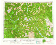 Concrete Washington Historical topographic map, 1:250000 scale, 1 X 2 Degree, Year 1958