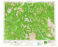 Concrete Washington Historical topographic map, 1:250000 scale, 1 X 2 Degree, Year 1955