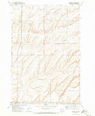 Connell SE Washington Historical topographic map, 1:24000 scale, 7.5 X 7.5 Minute, Year 1970