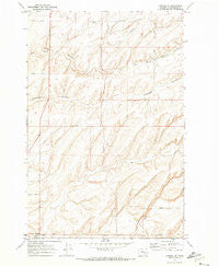 Connell SE Washington Historical topographic map, 1:24000 scale, 7.5 X 7.5 Minute, Year 1970