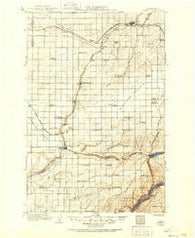 Connell Washington Historical topographic map, 1:125000 scale, 30 X 30 Minute, Year 1916