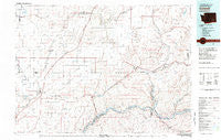 Connell Washington Historical topographic map, 1:100000 scale, 30 X 60 Minute, Year 1983