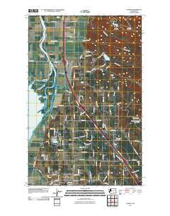 Conway Washington Historical topographic map, 1:24000 scale, 7.5 X 7.5 Minute, Year 2011