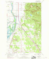 Conway Washington Historical topographic map, 1:24000 scale, 7.5 X 7.5 Minute, Year 1956