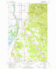 Conway Washington Historical topographic map, 1:24000 scale, 7.5 X 7.5 Minute, Year 1956