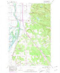 Conway Washington Historical topographic map, 1:24000 scale, 7.5 X 7.5 Minute, Year 1956