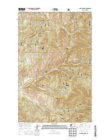 Cooke Mountain Washington Current topographic map, 1:24000 scale, 7.5 X 7.5 Minute, Year 2014