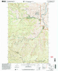 Cooper Mountain Washington Historical topographic map, 1:24000 scale, 7.5 X 7.5 Minute, Year 2001