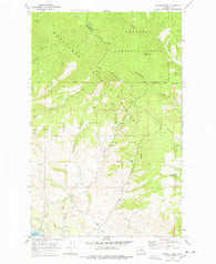 Cooper Ridge Washington Historical topographic map, 1:24000 scale, 7.5 X 7.5 Minute, Year 1968