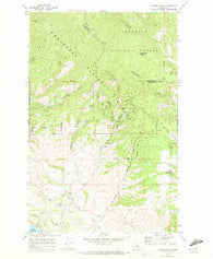 Cooper Ridge Washington Historical topographic map, 1:24000 scale, 7.5 X 7.5 Minute, Year 1968