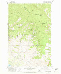 Cooper Ridge Washington Historical topographic map, 1:24000 scale, 7.5 X 7.5 Minute, Year 1968