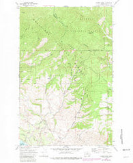 Cooper Ridge Washington Historical topographic map, 1:24000 scale, 7.5 X 7.5 Minute, Year 1968