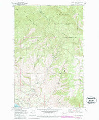 Cooper Ridge Washington Historical topographic map, 1:24000 scale, 7.5 X 7.5 Minute, Year 1968
