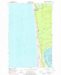 Copalis Beach Washington Historical topographic map, 1:24000 scale, 7.5 X 7.5 Minute, Year 1955