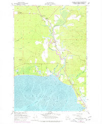 Copalis Crossing Washington Historical topographic map, 1:24000 scale, 7.5 X 7.5 Minute, Year 1956