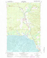Copalis Crossing Washington Historical topographic map, 1:24000 scale, 7.5 X 7.5 Minute, Year 1956