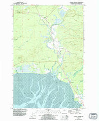 Copalis Crossing Washington Historical topographic map, 1:24000 scale, 7.5 X 7.5 Minute, Year 1956
