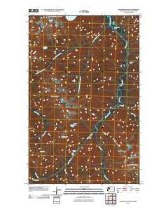 Copper Mountain Washington Historical topographic map, 1:24000 scale, 7.5 X 7.5 Minute, Year 2011