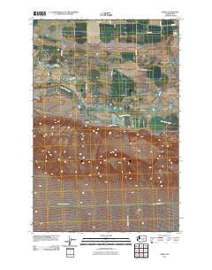 Corfu Washington Historical topographic map, 1:24000 scale, 7.5 X 7.5 Minute, Year 2011