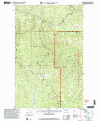 Corral Butte Washington Historical topographic map, 1:24000 scale, 7.5 X 7.5 Minute, Year 2001