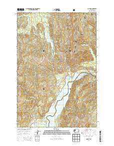 Cougar Washington Current topographic map, 1:24000 scale, 7.5 X 7.5 Minute, Year 2013