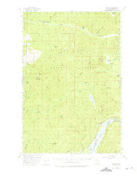 Cougar Washington Historical topographic map, 1:62500 scale, 15 X 15 Minute, Year 1953
