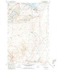 Coulee City Washington Historical topographic map, 1:24000 scale, 7.5 X 7.5 Minute, Year 1965