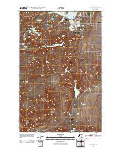 Coulee City Washington Historical topographic map, 1:24000 scale, 7.5 X 7.5 Minute, Year 2011