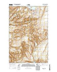 Coulee City Washington Current topographic map, 1:24000 scale, 7.5 X 7.5 Minute, Year 2014