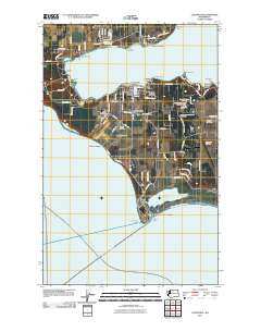 Coupeville Washington Historical topographic map, 1:24000 scale, 7.5 X 7.5 Minute, Year 2011