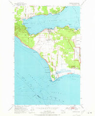 Coupeville Washington Historical topographic map, 1:24000 scale, 7.5 X 7.5 Minute, Year 1953