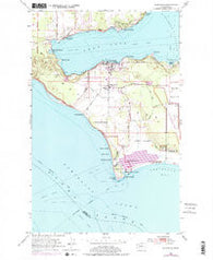 Coupeville Washington Historical topographic map, 1:24000 scale, 7.5 X 7.5 Minute, Year 1953